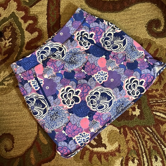 TALBOTS Size Medium Colorful Groovy Floral Fun Print Tennis Golf Squash $69 NEW - Picture 15 of 15